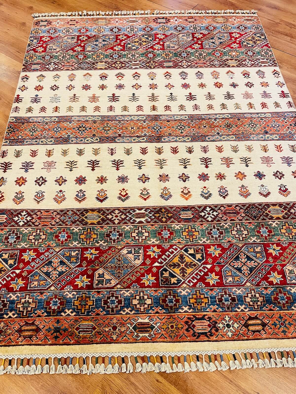 Afghan Binbirgece Handwoven Rug – 173X233 by Camel Carpet