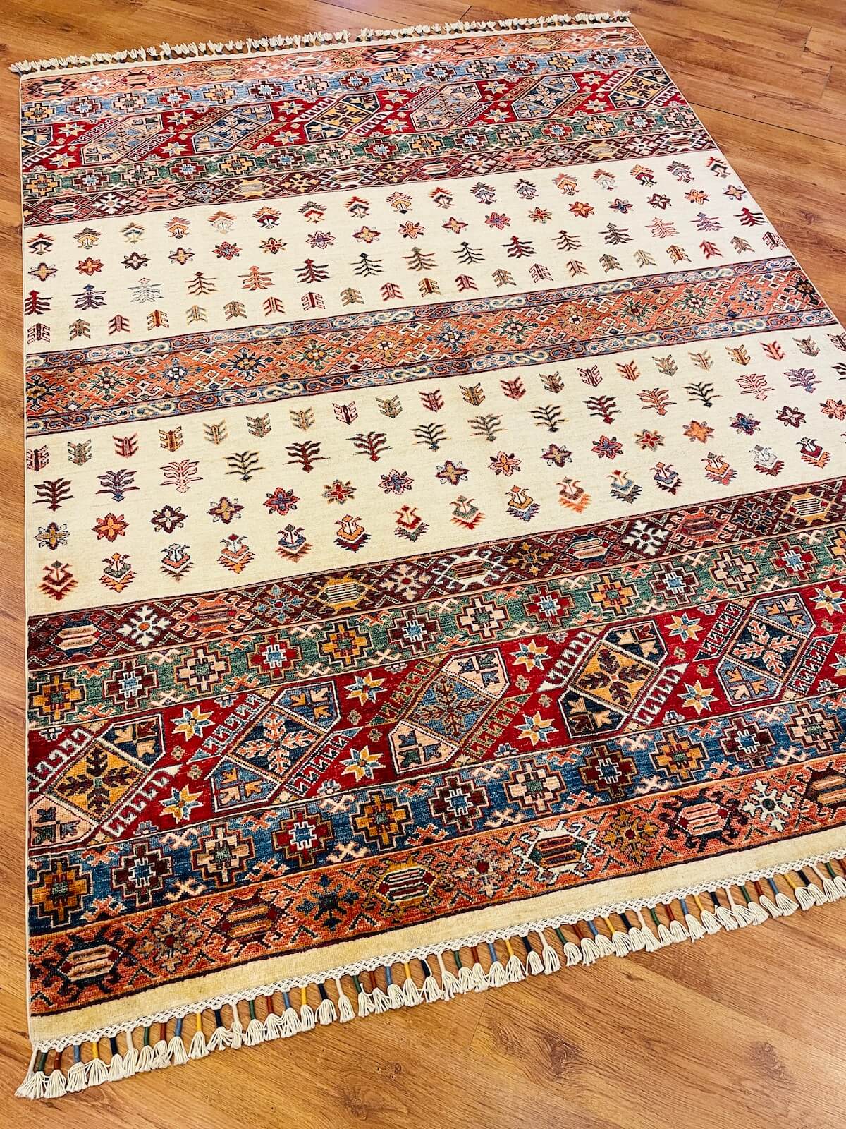 Afghan Binbirgece Handwoven Rug – 173X233 by Camel Carpet