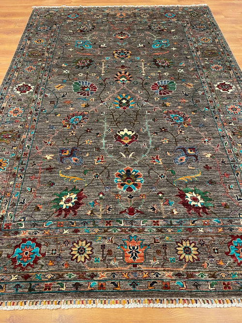Afghan Binbirgece Handwoven Rug – 205X297 by Camel Carpet
