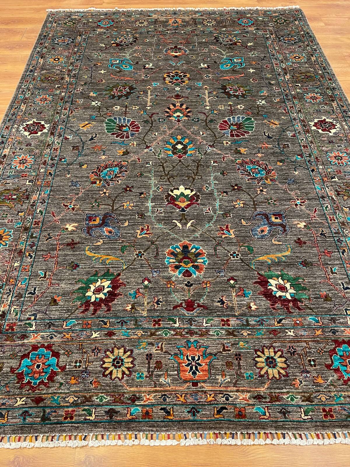 Afghan Binbirgece Handwoven Rug – 205X297 by Camel Carpet