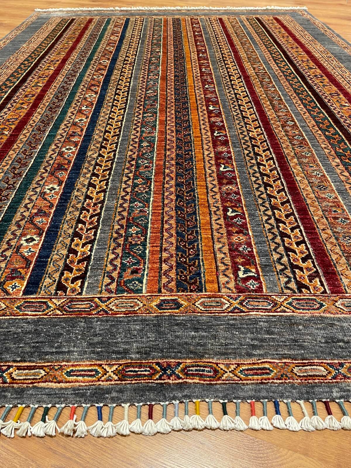 Afghan Binbirgece Handwoven Rug – 174X243 by Camel Carpet