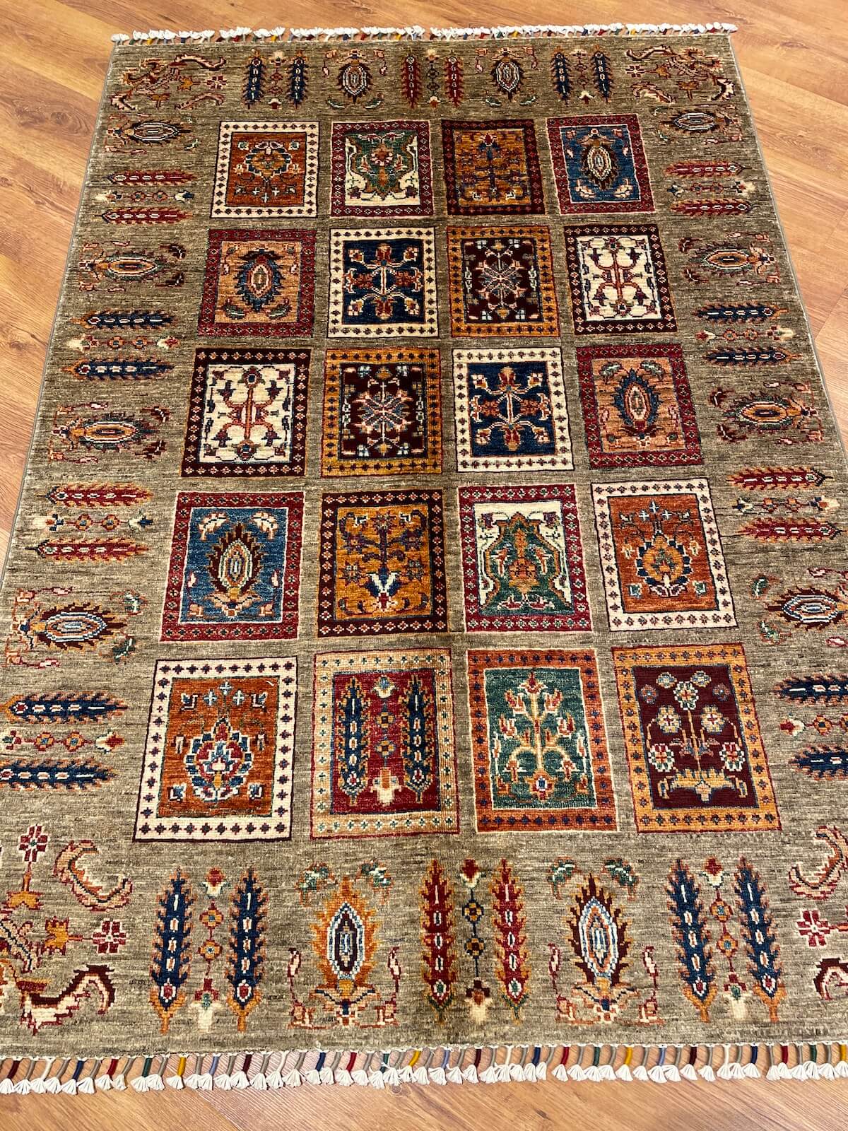 Afghan Binbirgece Handwoven Rug – 124X178 by Camel Carpet