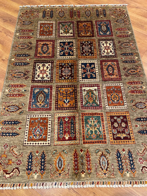 Afghan Binbirgece Handwoven Rug – 124X178 by Camel Carpet