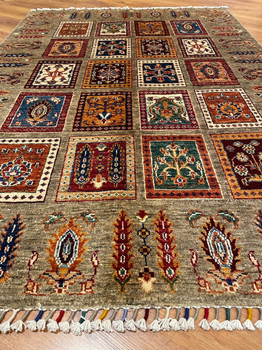 Afghan Binbirgece Handwoven Rug – 124X178 by Camel Carpet