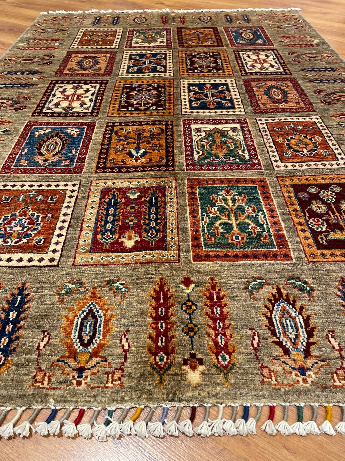 Afghan Binbirgece Handwoven Rug – 124X178 by Camel Carpet
