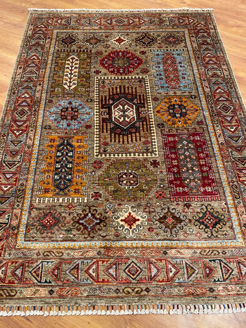 Afghan Binbirgece Handwoven Rug – 154X212 by Camel Carpet