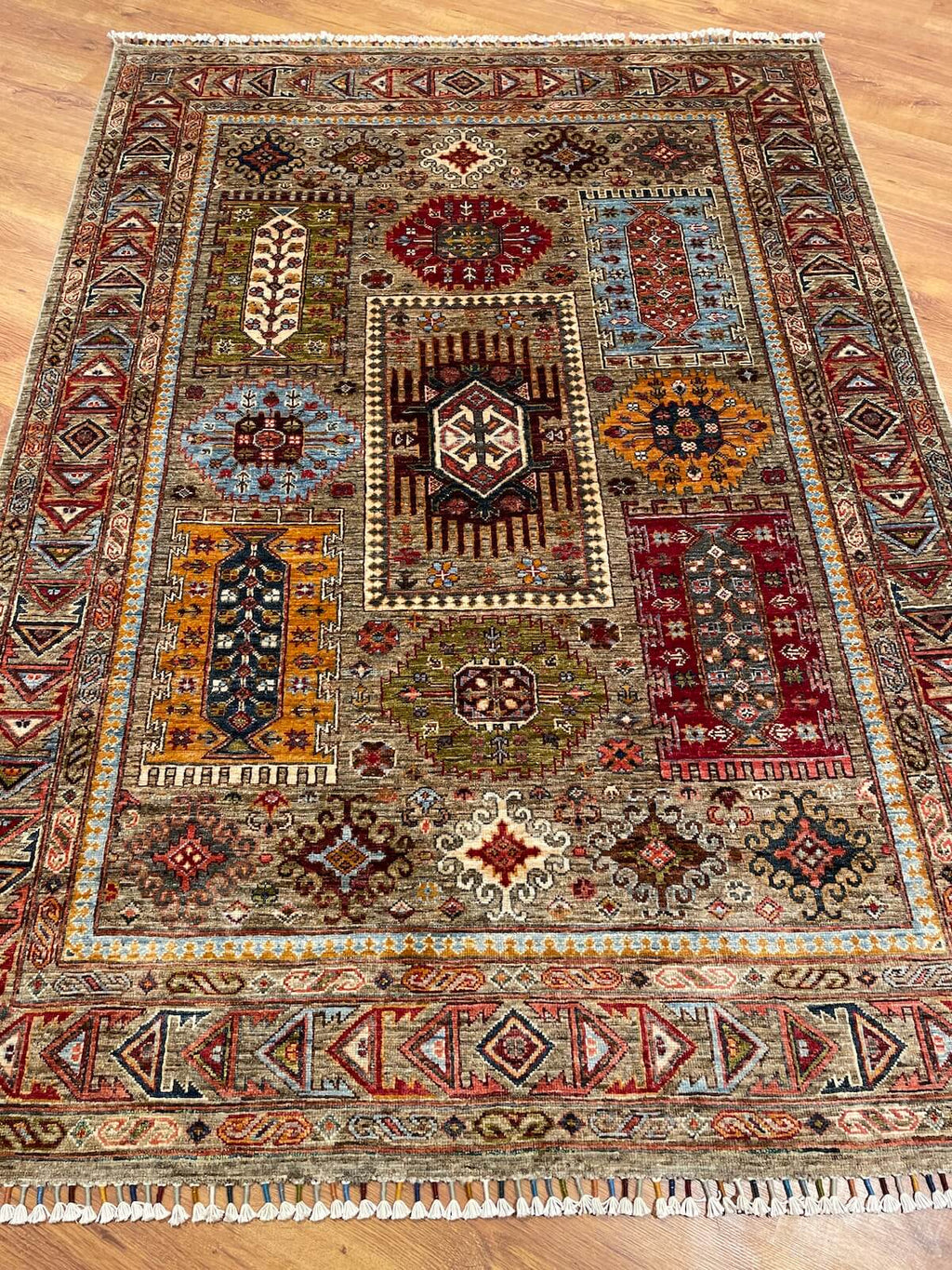 Afghan Binbirgece Handwoven Rug – 154X212 by Camel Carpet