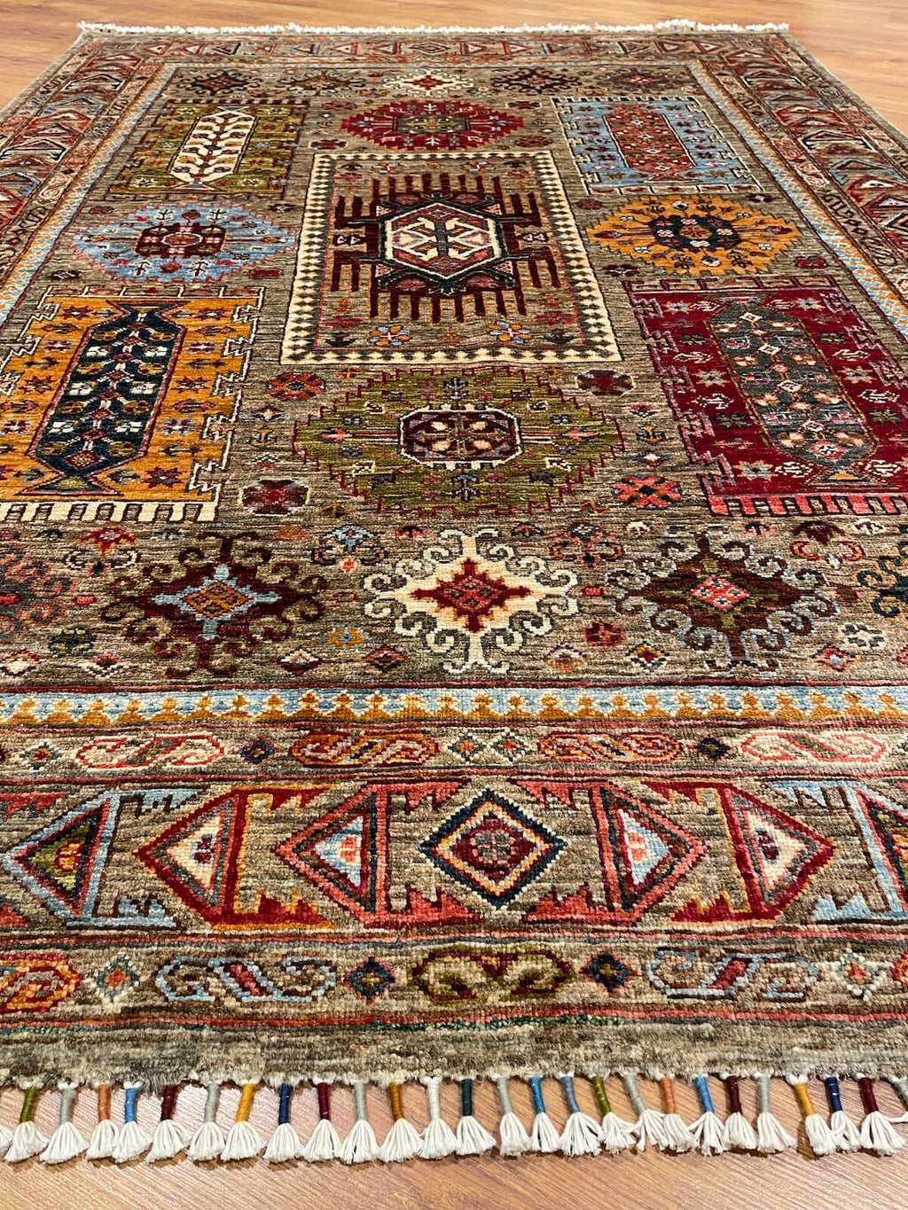 Afghan Binbirgece Handwoven Rug – 154X212 by Camel Carpet
