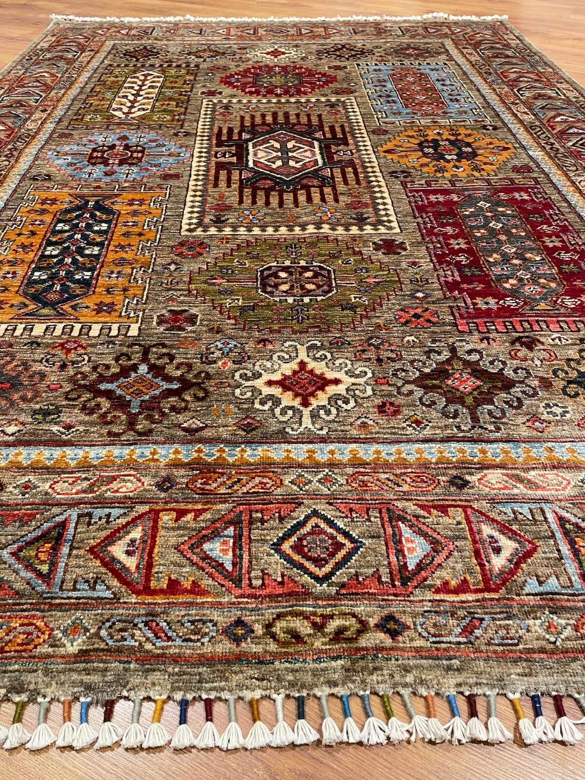 Afghan Binbirgece Handwoven Rug – 154X212 by Camel Carpet