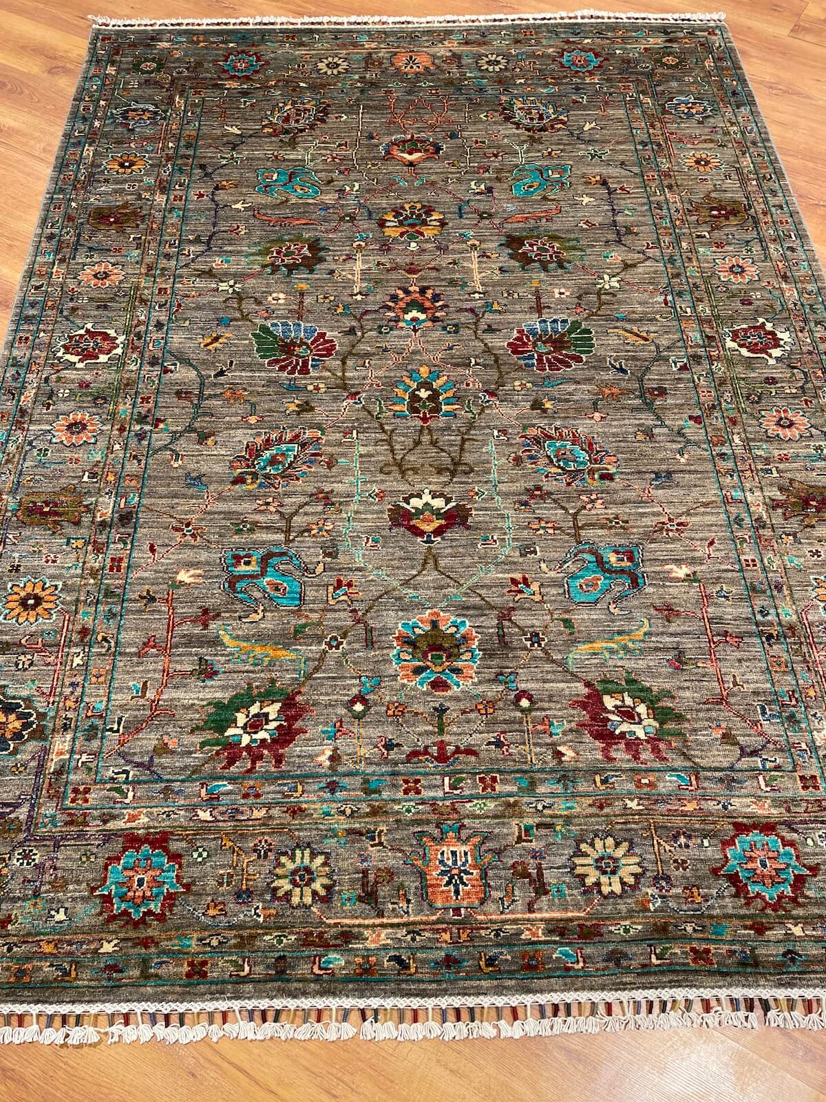 Afghan Binbirgece Handwoven Rug – 172X234 by Camel Carpet