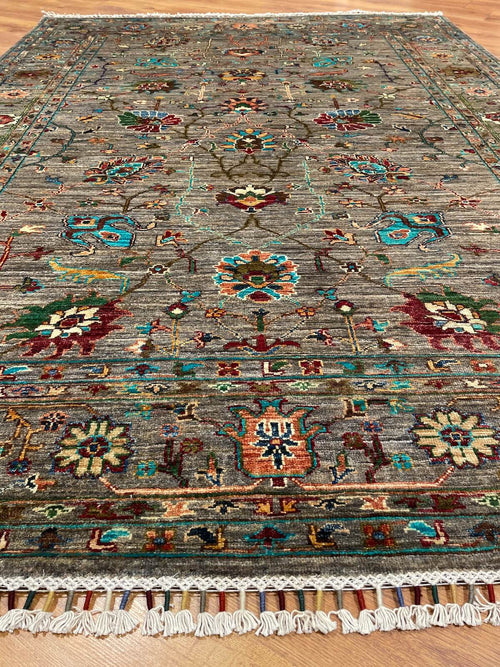 Afghan Binbirgece Handwoven Rug – 172X234 by Camel Carpet