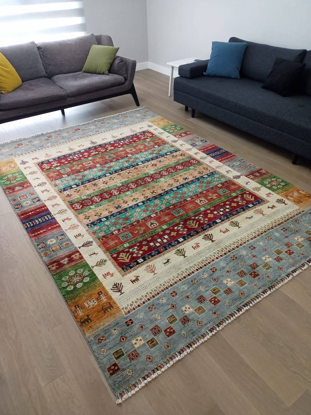Afghan Binbirgece Handwoven Rug – 212X298 by Camel Carpet