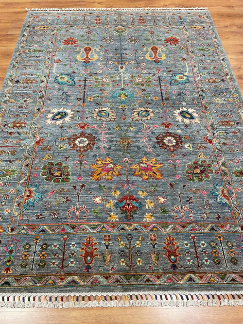 Afghan Binbirgece Handwoven Rug – 177X243 by Camel Carpet