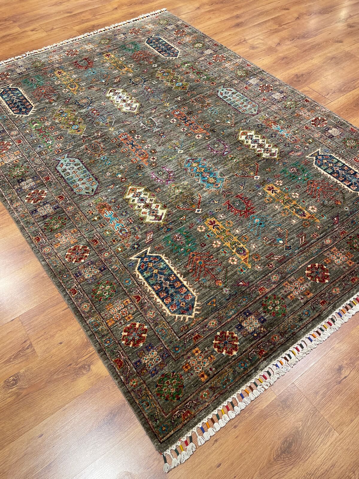 Afghan Binbirgece Handwoven Rug – 176X242 by Camel Carpet