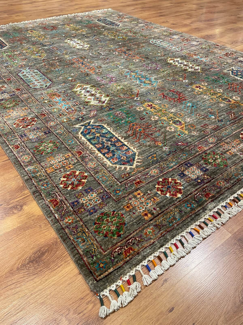 Afghan Binbirgece Handwoven Rug – 176X242 by Camel Carpet