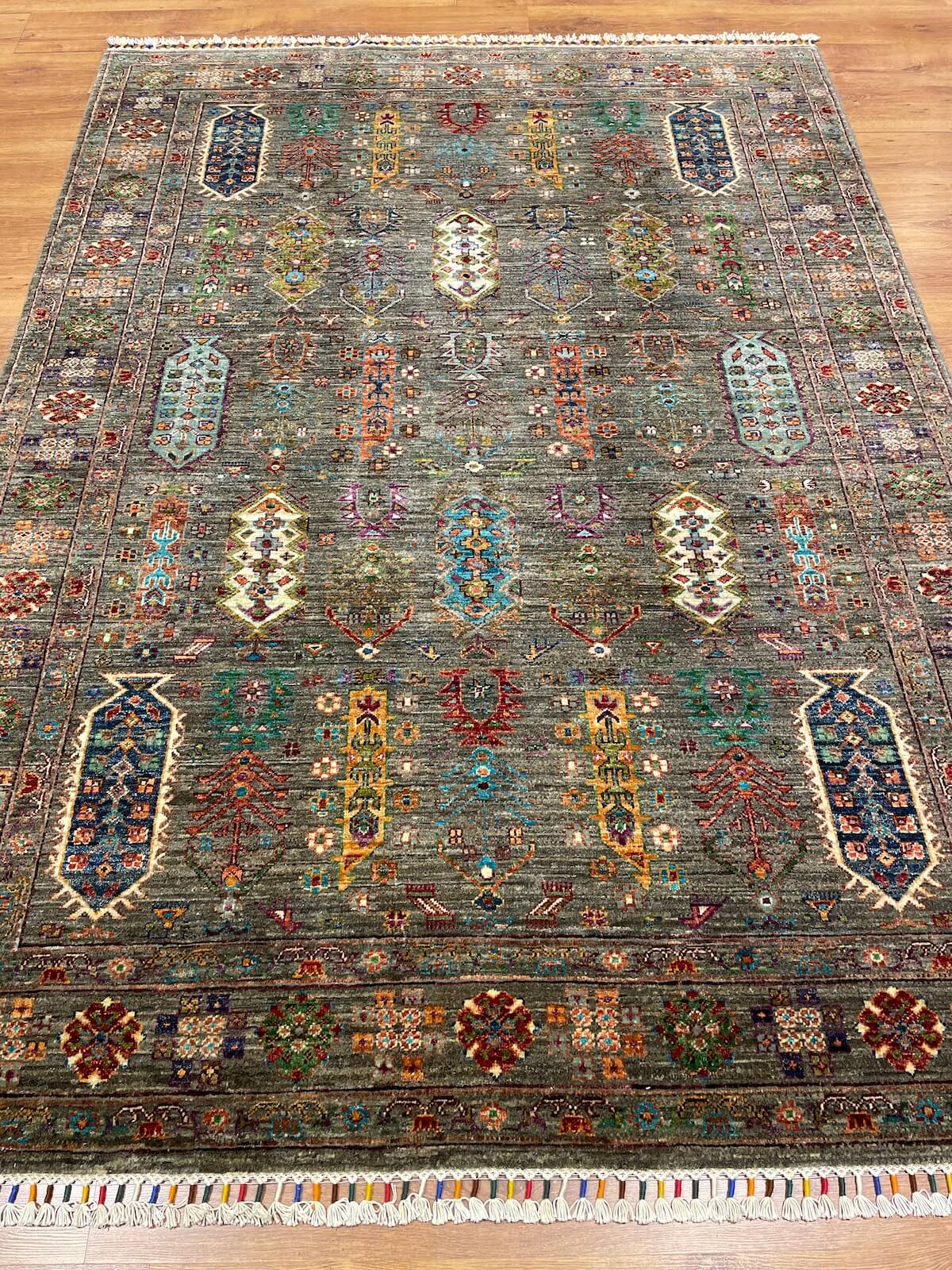 Afghan Binbirgece Handwoven Rug – 176X242 by Camel Carpet