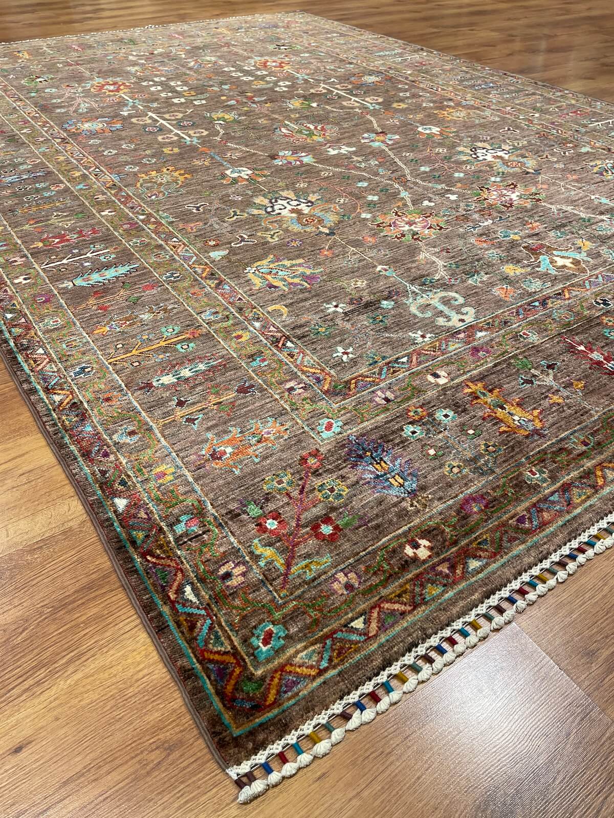 Afghan Binbirgece Handwoven Rug – 207X300 by Camel Carpet