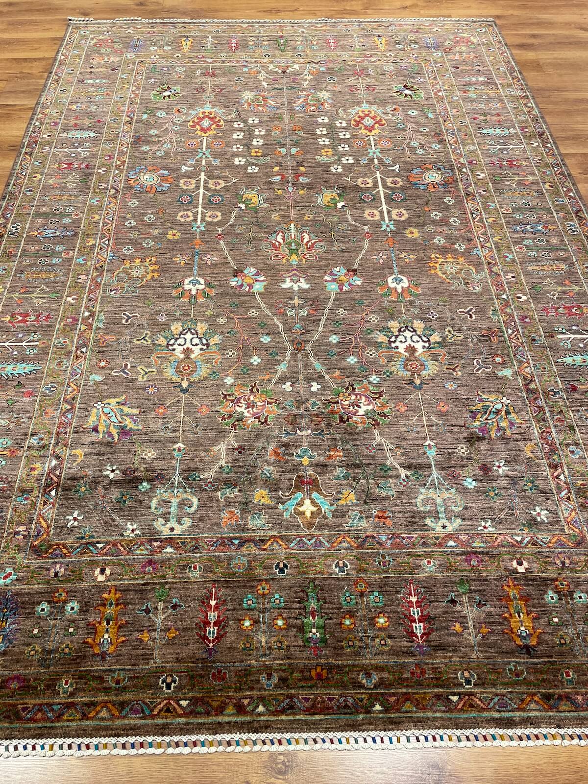 Afghan Binbirgece Handwoven Rug – 207X300 by Camel Carpet