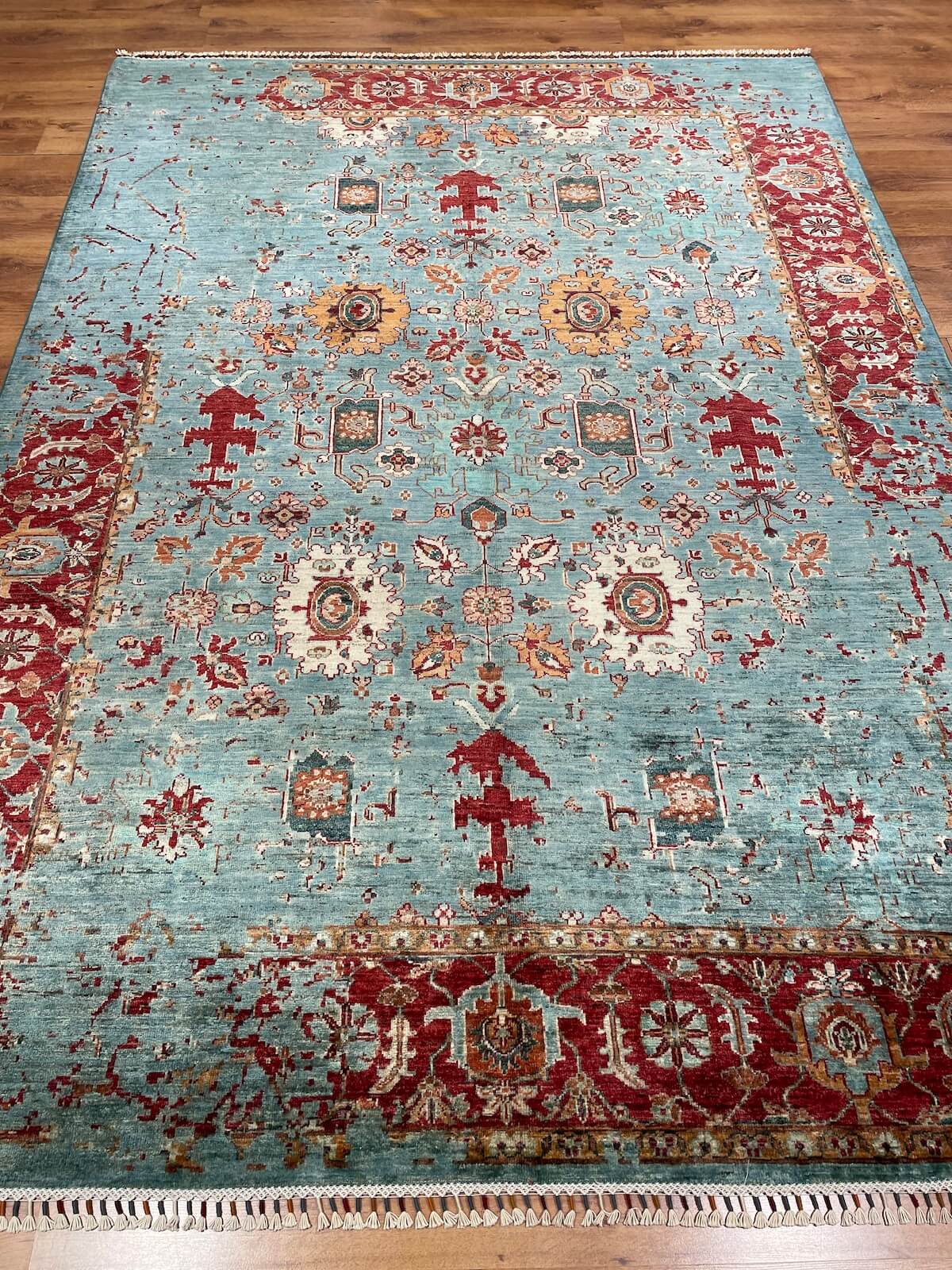 Afghan Binbirgece Handwoven Rug – 209X292 by Camel Carpet