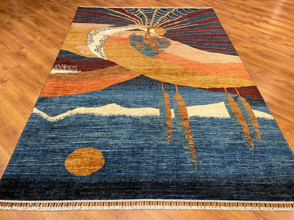 Afghan Binbirgece Handwoven Rug by Camel Carpet