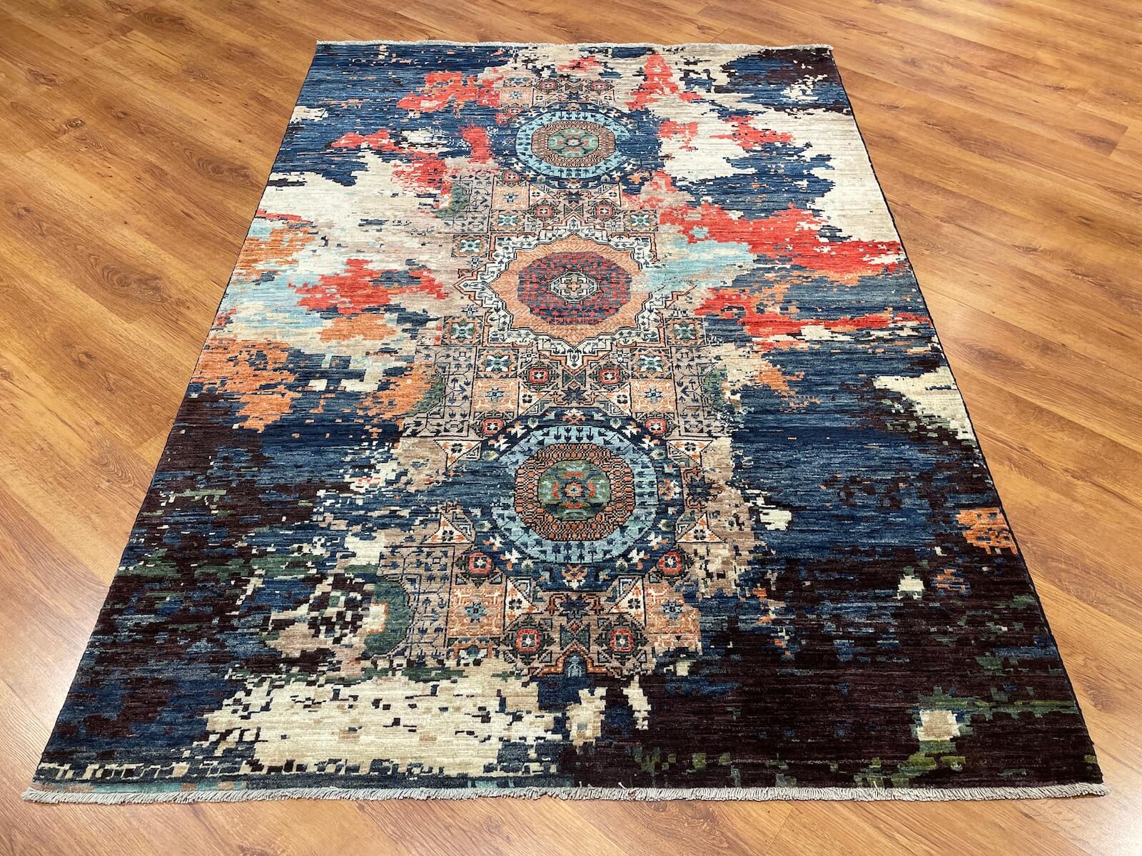 Afghan Binbirgece Handwoven Rug by Camel Carpet