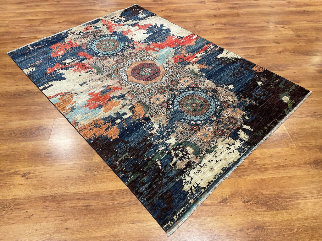 Afghan Binbirgece Handwoven Rug by Camel Carpet