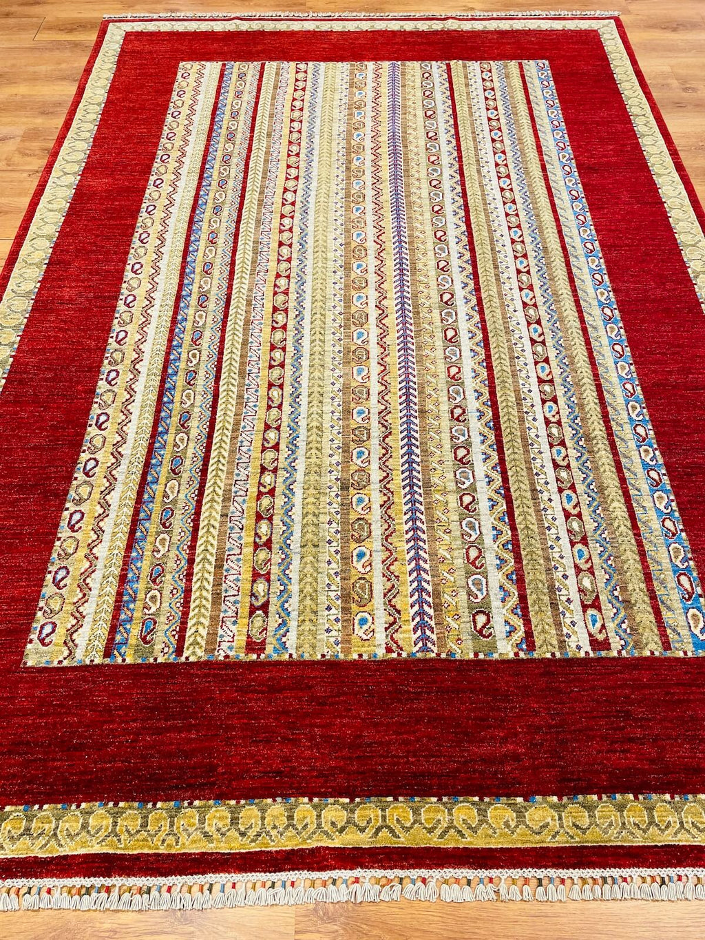 Afghan Binbirgece Handwoven Rug – 198X290 by Camel Carpet