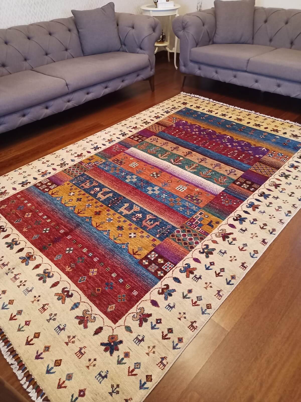 Afghan Binbirgece Handwoven Rug – 172X256 by Camel Carpet
