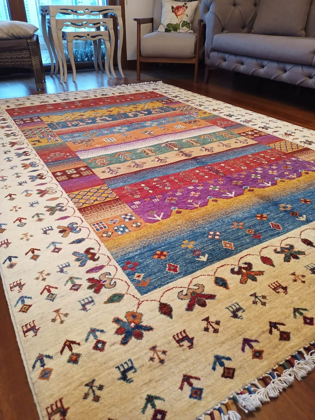 Afghan Binbirgece Handwoven Rug – 172X256 by Camel Carpet
