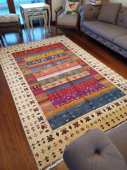 Afghan Binbirgece Handwoven Rug – 172X256 by Camel Carpet