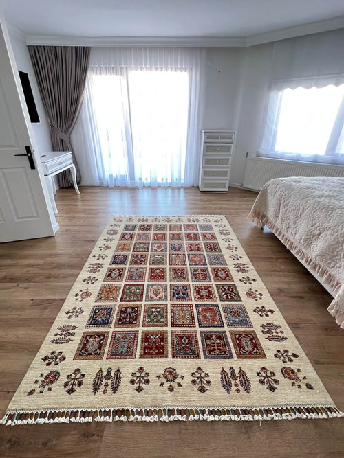 Afghan Binbirgece Handwoven Rug by Camel Carpet