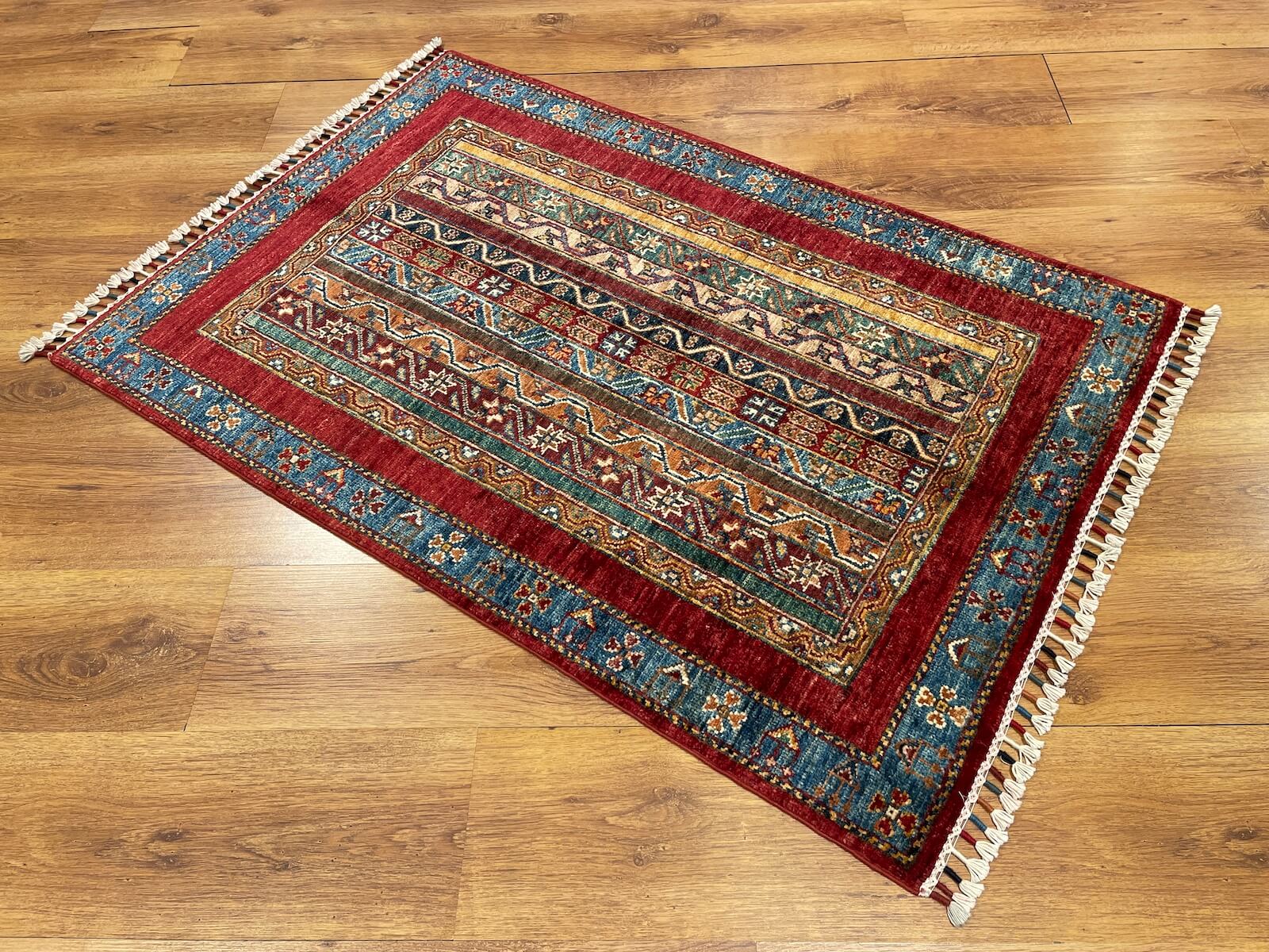Afghan Binbirgece Handwoven Rug – 85X125 by Camel Carpet