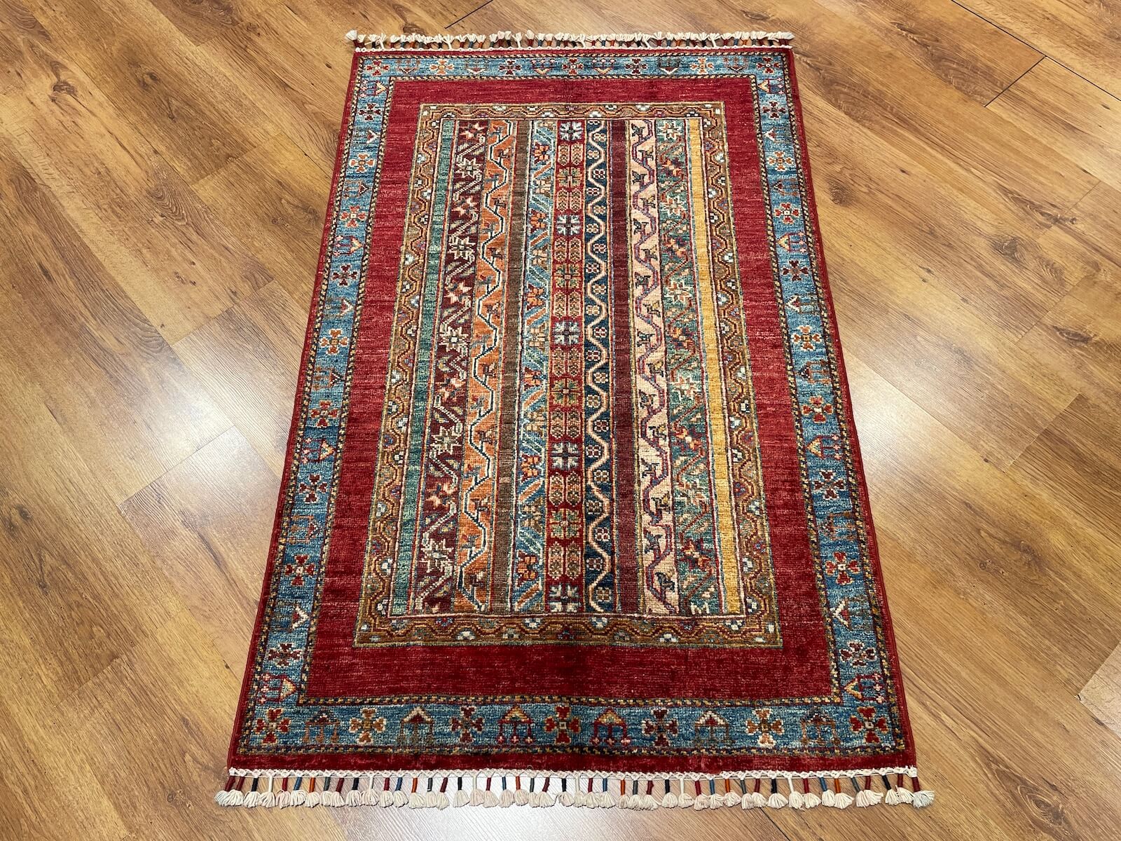 Afghan Binbirgece Handwoven Rug – 83X129 by Camel Carpet