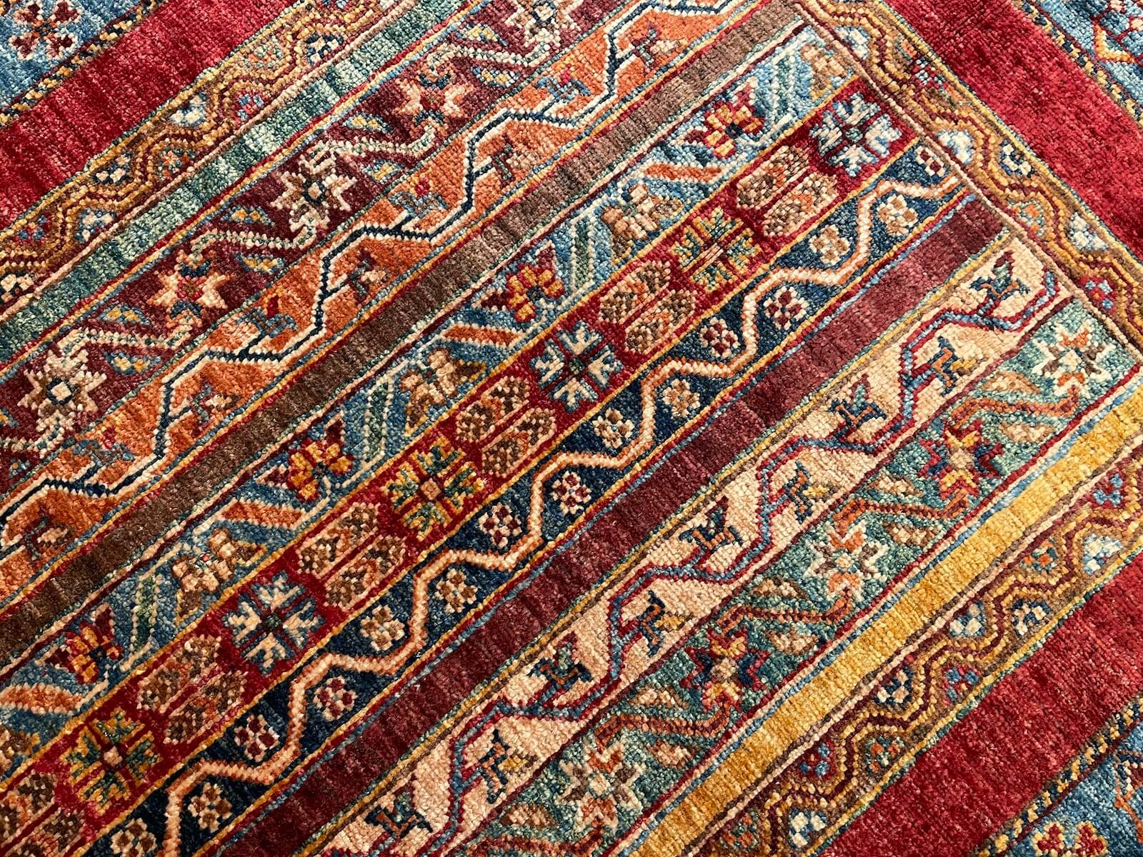 Afghan Binbirgece Handwoven Rug – 83X129 by Camel Carpet
