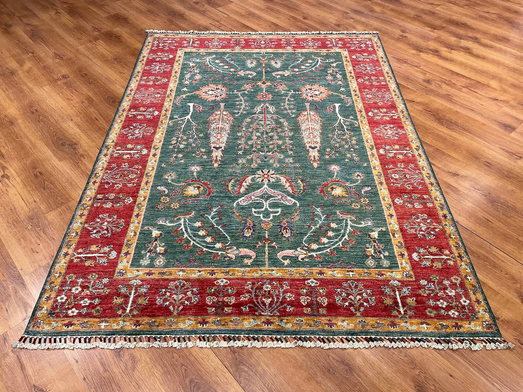 Afghan Binbirgece Handwoven Rug – 176X237 by Camel Carpet