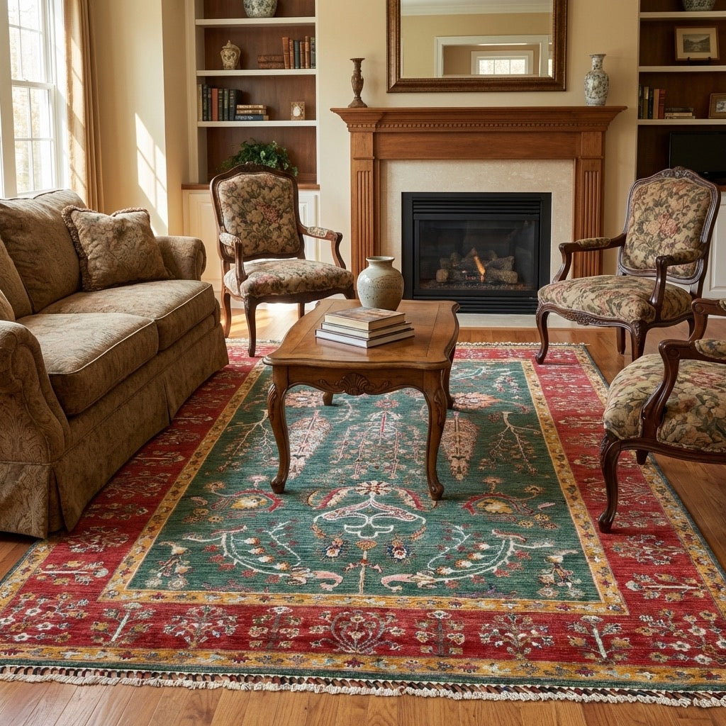 Afghan Binbirgece Handwoven Rug – 176X237 by Camel Carpet