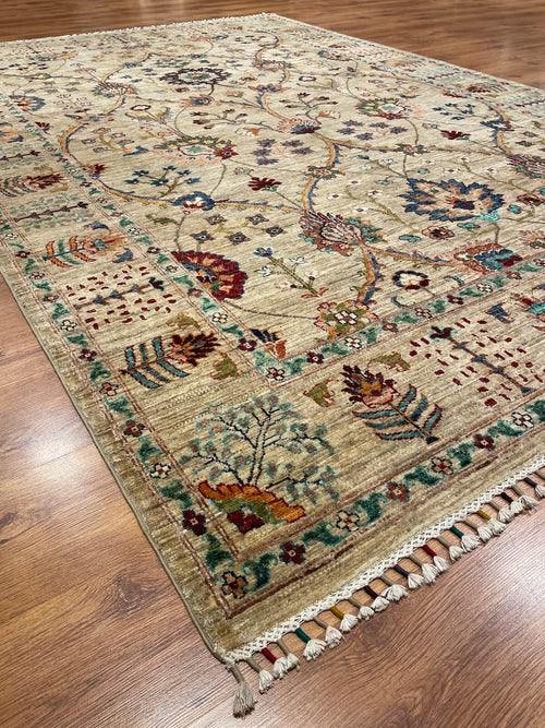 Afghan Binbirgece Handwoven Rug by Camel Carpet