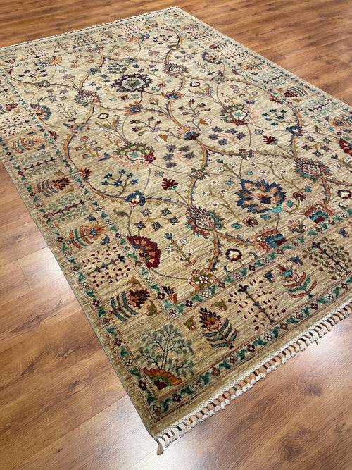 Afghan Binbirgece Handwoven Rug by Camel Carpet