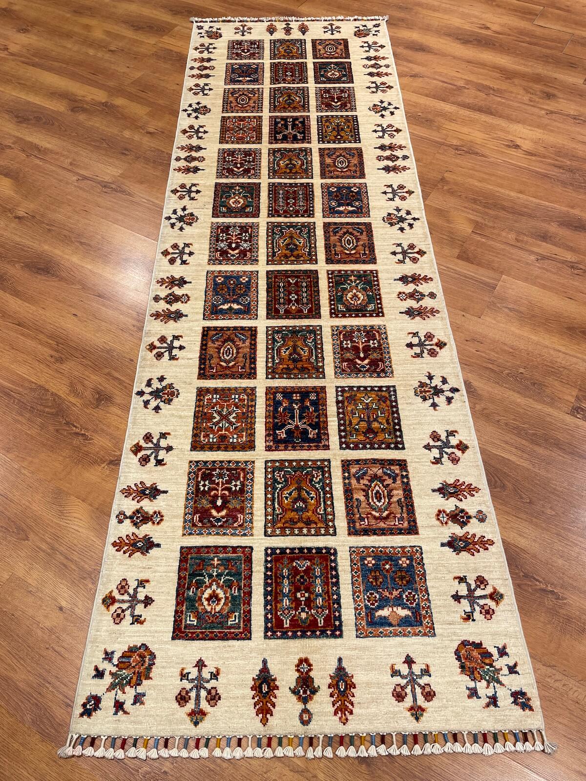 Afghan Binbirgece Handwoven Runner Rug – 84X271 by Camel Carpet