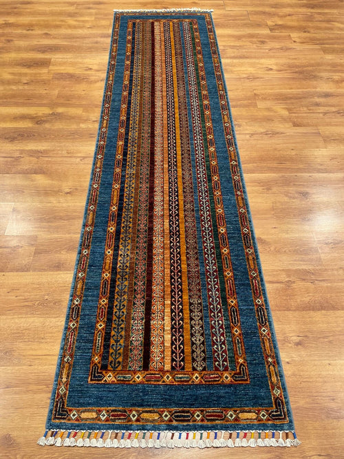 Afghan Binbirgece Handwoven Runner Rug by Camel Carpet