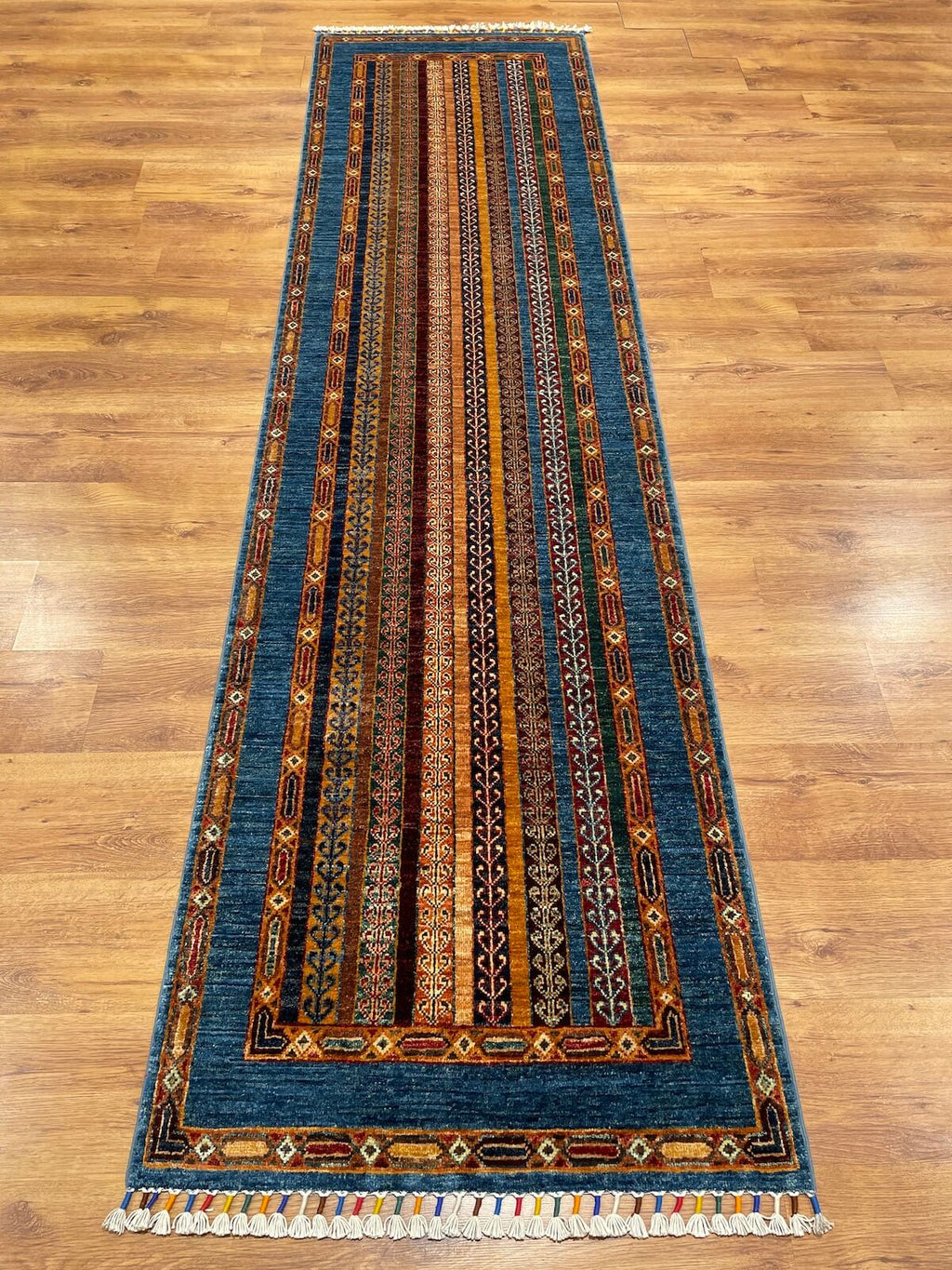Afghan Binbirgece Handwoven Runner Rug by Camel Carpet