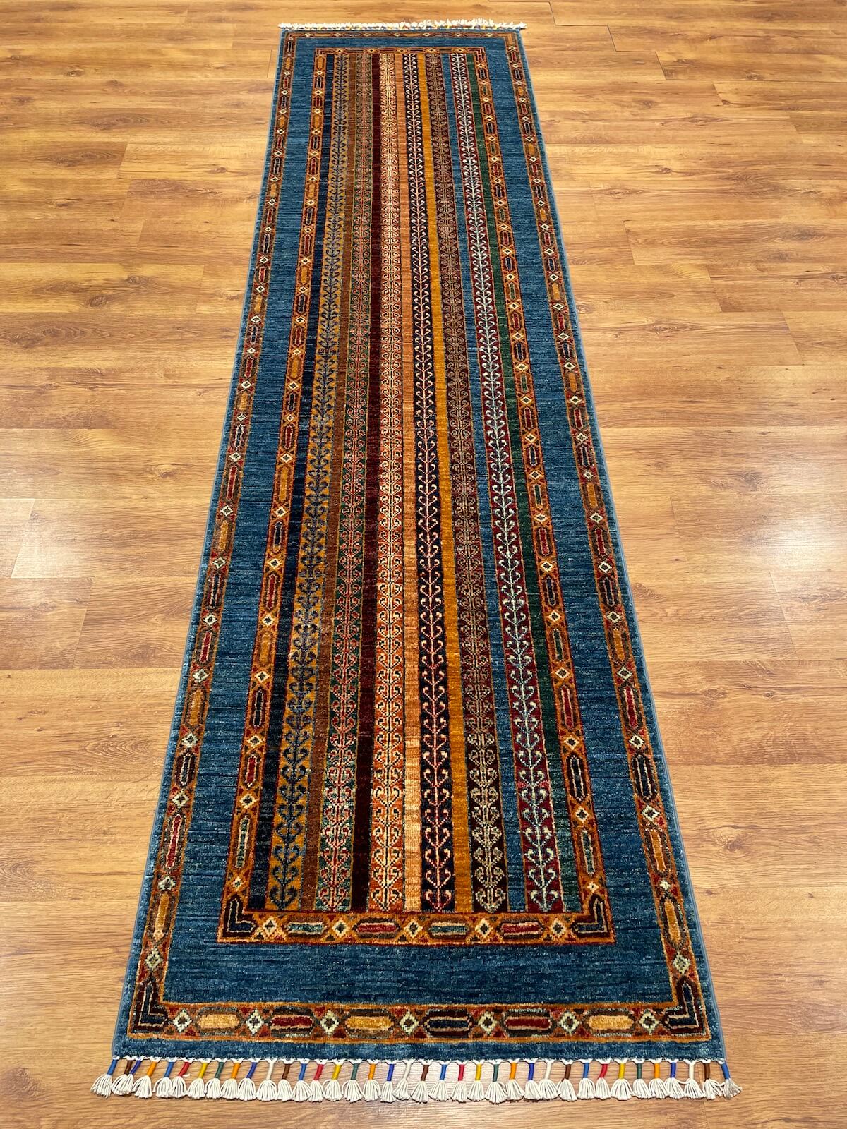 Afghan Binbirgece Handwoven Runner Rug by Camel Carpet