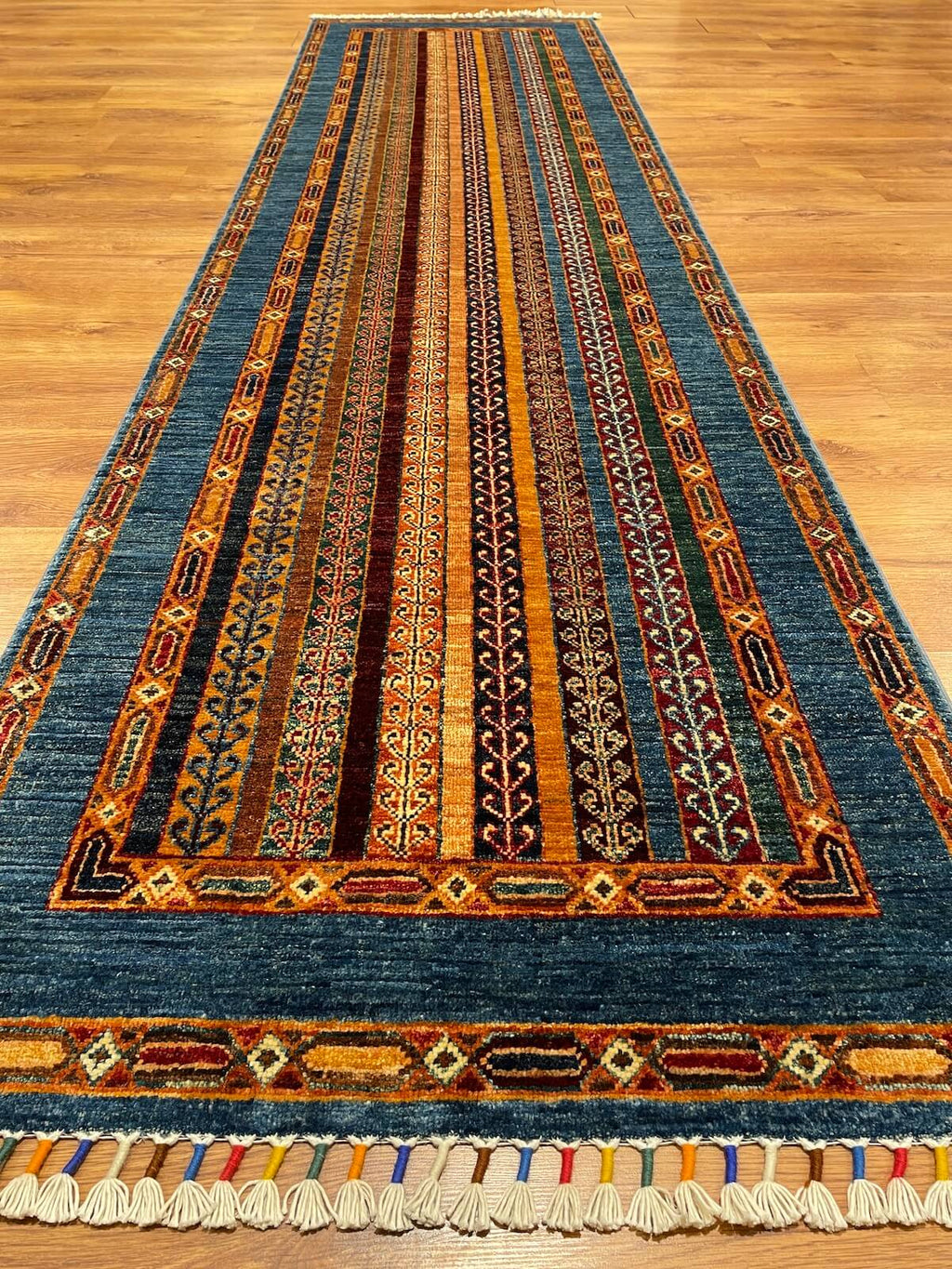 Afghan Binbirgece Handwoven Runner Rug by Camel Carpet