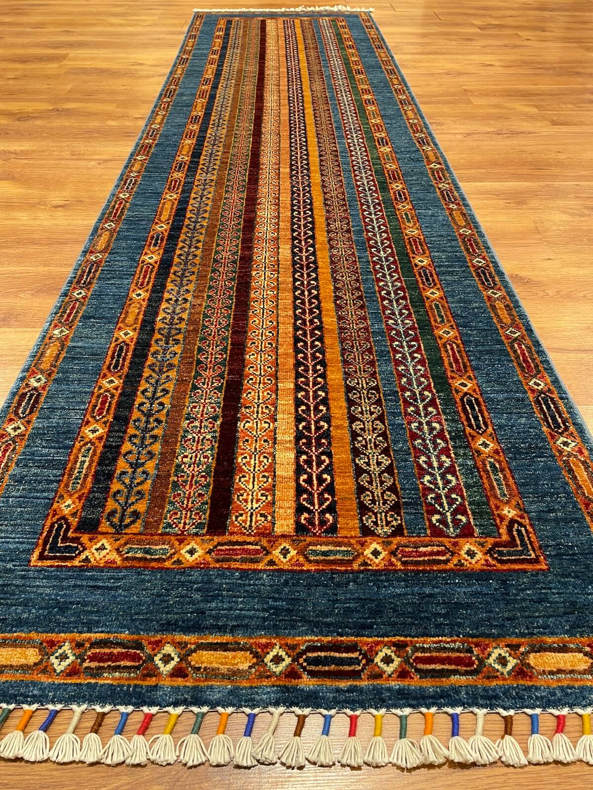 Afghan Binbirgece Handwoven Runner Rug by Camel Carpet