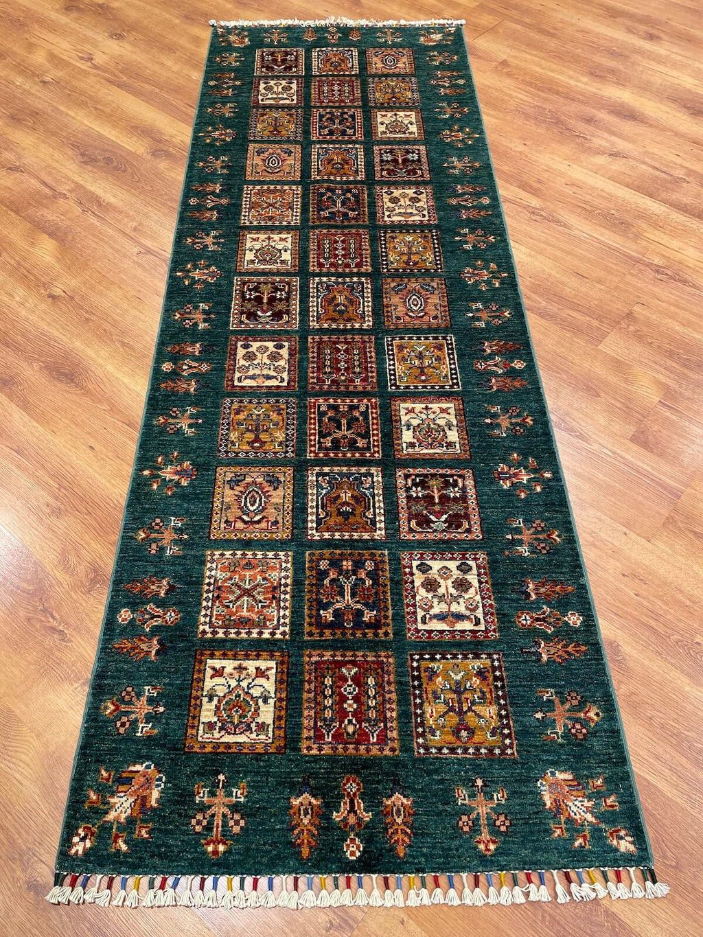Afghan Binbirgece Handwoven Runner Rug – 86X253 by Camel Carpet