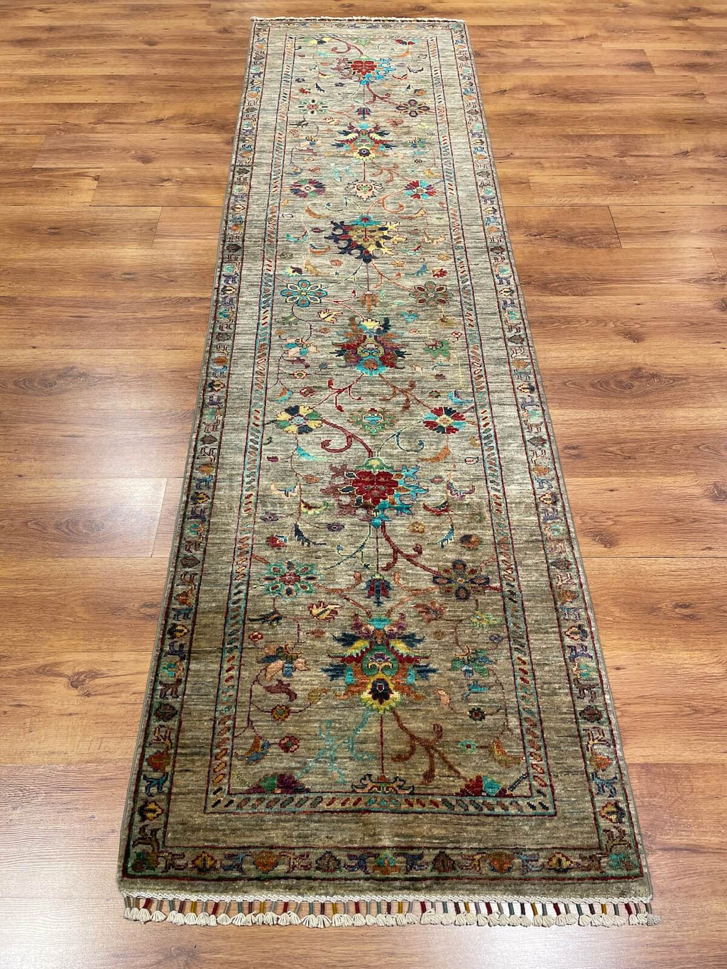 Afghan Binbirgece Handwoven Runner Rug – 80X293 by Camel Carpet