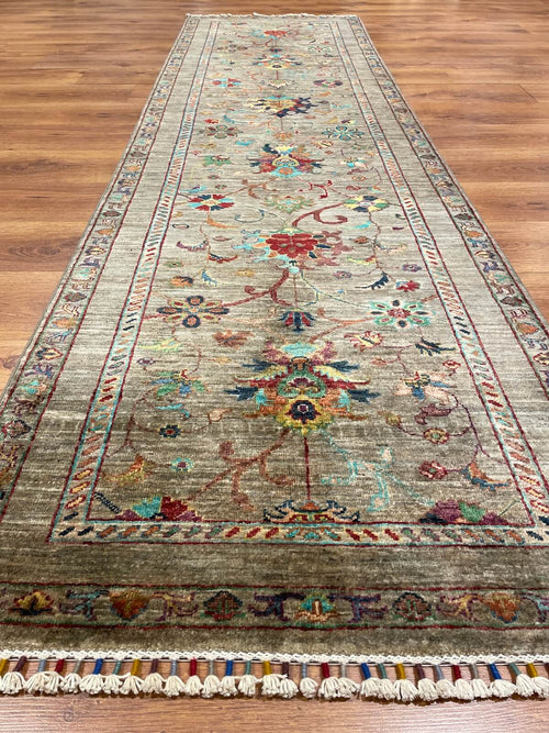 Afghan Binbirgece Handwoven Runner Rug by Camel Carpet