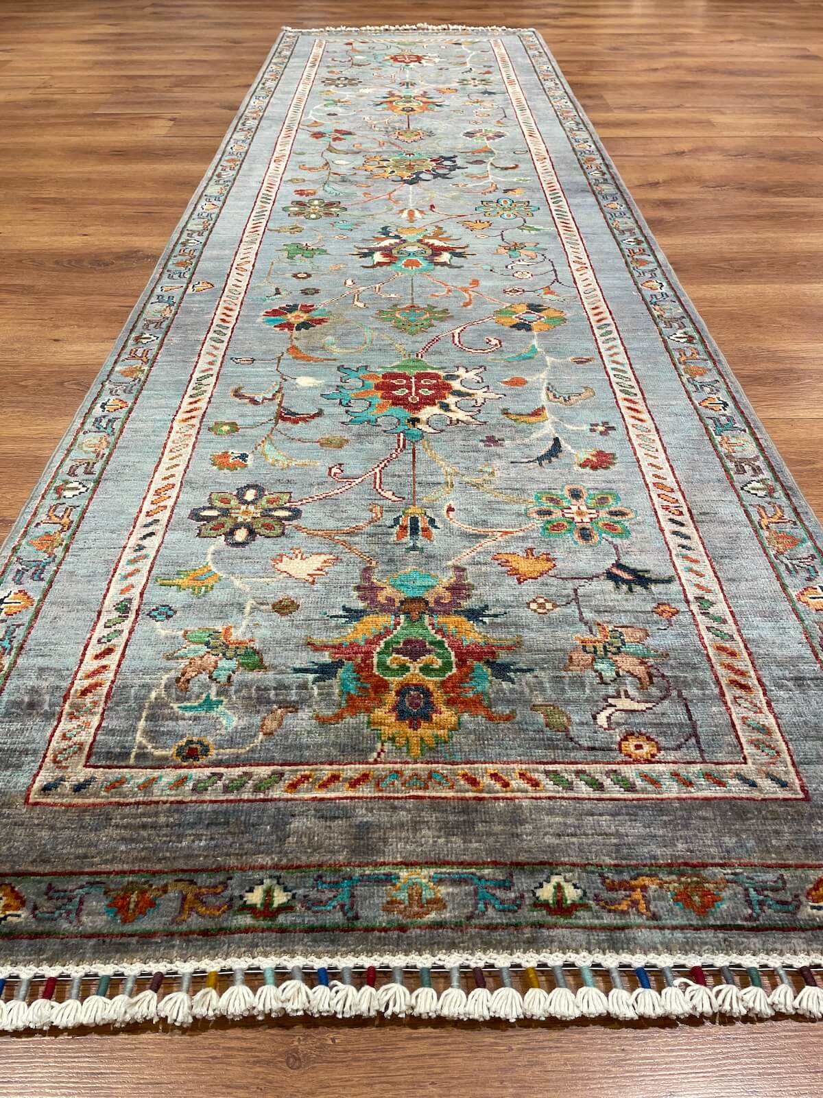 Afghan Binbirgece Handwoven Runner Rug by Camel Carpet