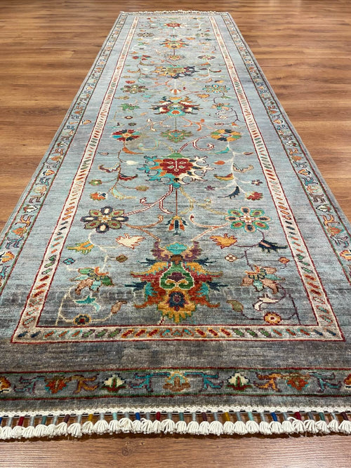 Afghan Binbirgece Handwoven Runner Rug by Camel Carpet