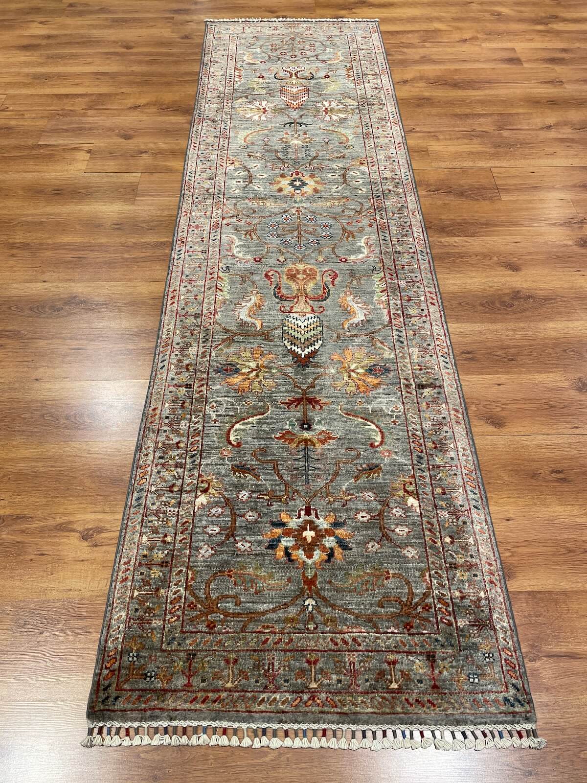 Afghan Binbirgece Handwoven Runner Rug – 84X305 by Camel Carpet